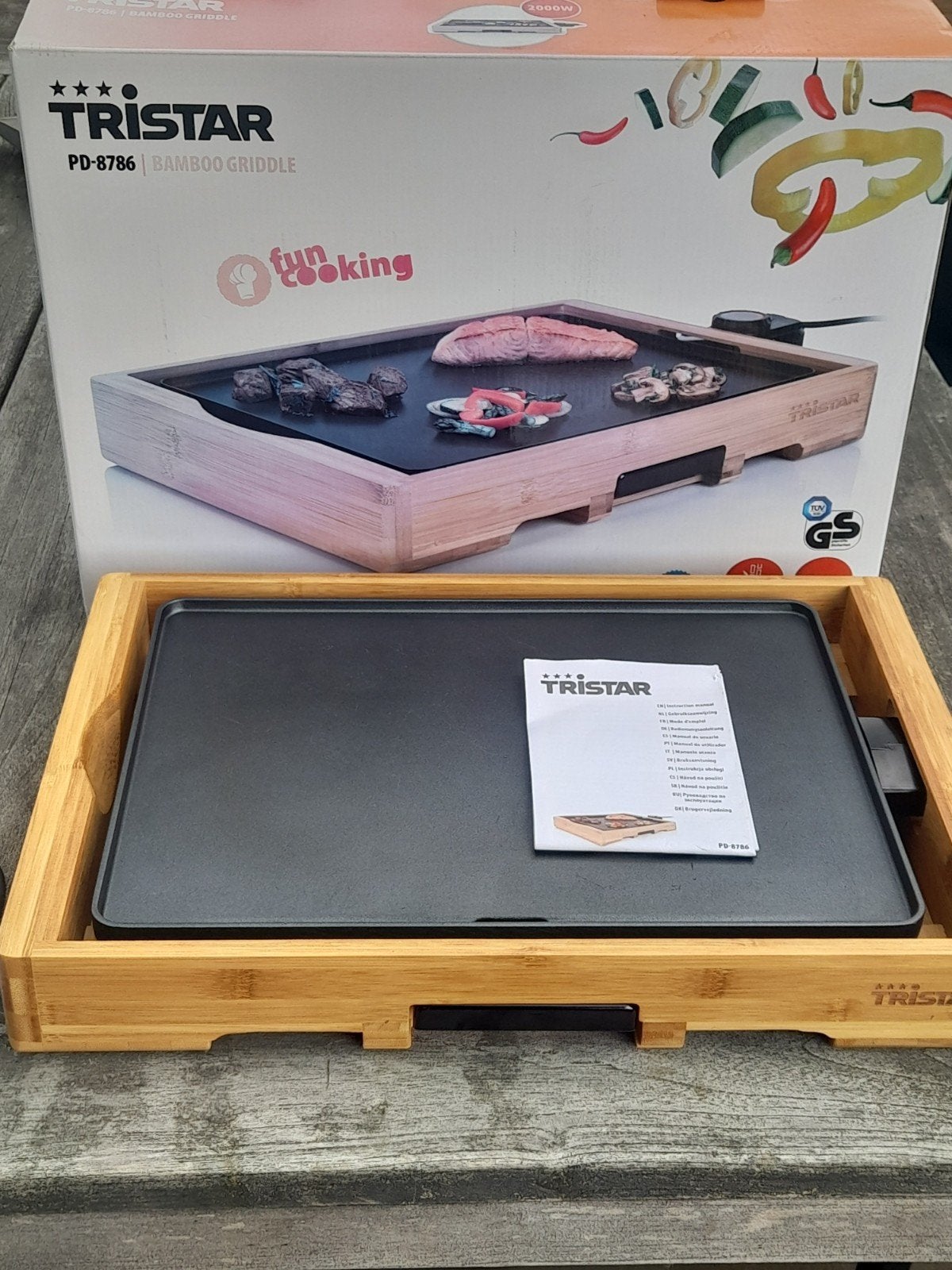 bakplaat/gourmet, Witgoed en Apparatuur, Grillplaten, Ophalen, Zo goed als nieuw