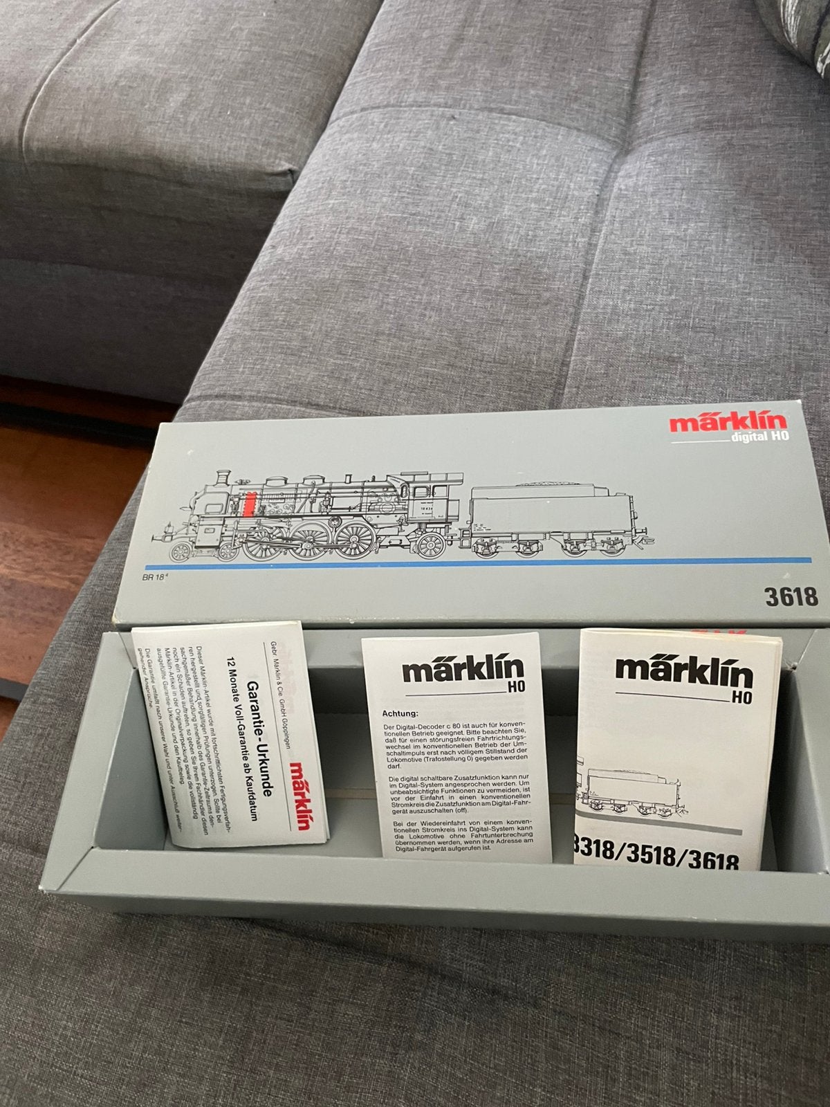 Märklin 3618 digitale stoomlocomotief BR18 DRG, Hobby en Vrije tijd, Wisselstroom, Locomotief, Ophalen of Verzenden, Zo goed als nieuw