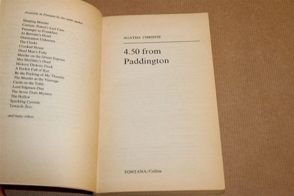 4.50 from Paddington — Agatha Christie, Miss Marple 1983, Ophalen of Verzenden, Gelezen