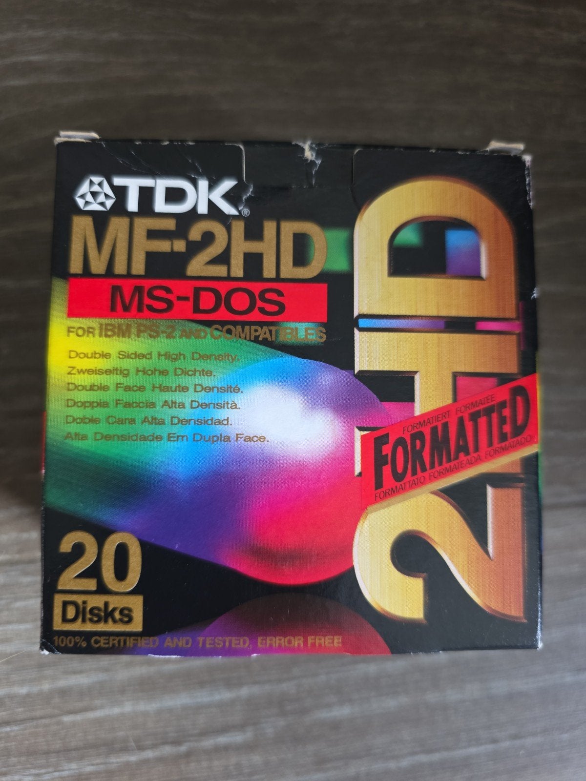 Vintage TDK 3,5" Floppy Disks MF-2HD - Doos van 20 (Nieuw), Ophalen of Verzenden