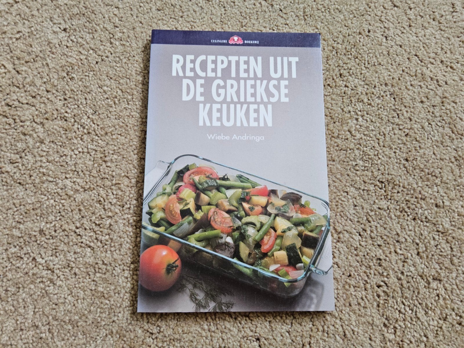 Recepten uit de Griekse Keuken - Kookboek, Boeken, Wiebe Andringa, Voorgerechten en Soepen, Ophalen of Verzenden, Zo goed als nieuw