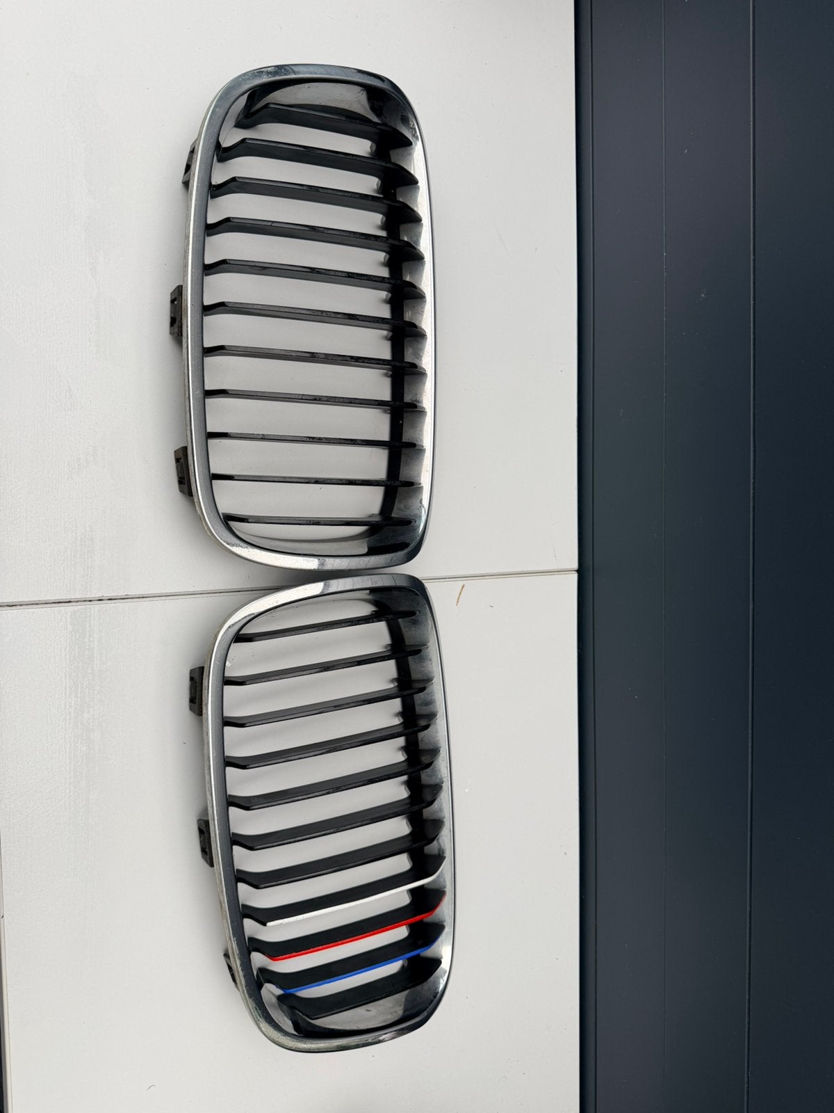 BMW F10 & F20 Chrome Nieren Set, Ophalen of Verzenden, Gebruikt, Voor, BMW