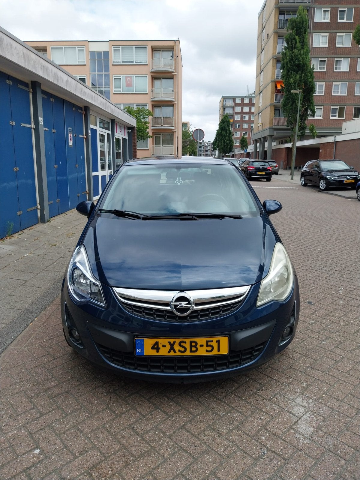 Opel Corsa 1.2 16V 5D 2012 Blauw met 4 extra winterbanden, Euro 5, Zwart, 4 cilinders, Blauw