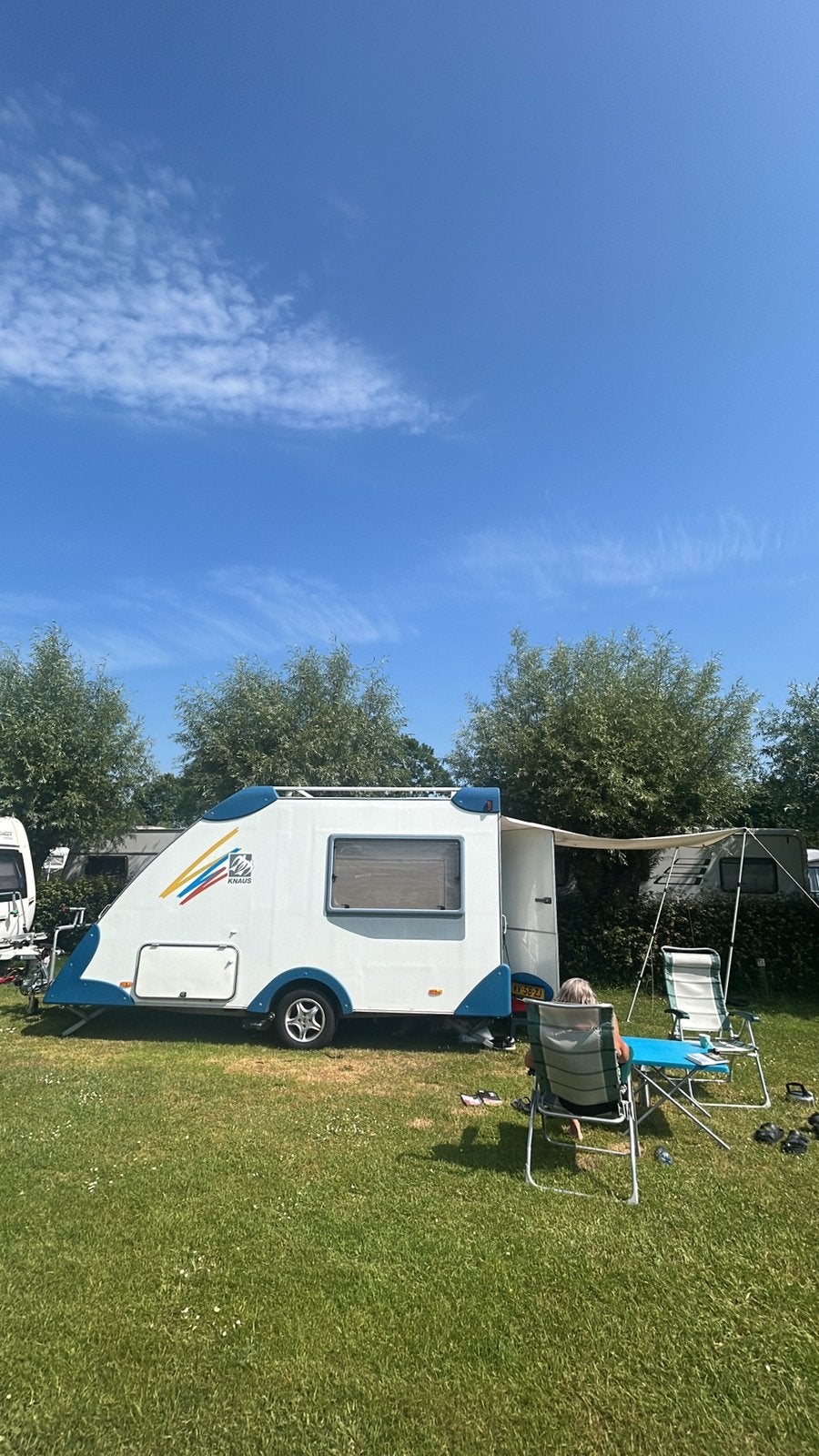 KNAUS “SPORT EN FUN” 430, Caravans en Kamperen, Rondzit, 750 - 1000 kg, Particulier, 4 tot 5 meter