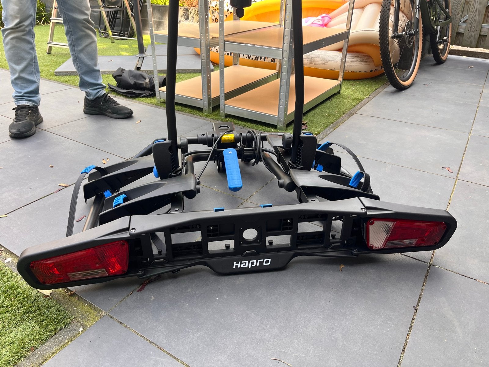 Hapro Atlas Premium 2 elektrische fietsendrager Nieuw, Auto diversen, Fietsendragers, Nieuw, Ophalen of Verzenden, 2 fietsen, Trekhaakdrager