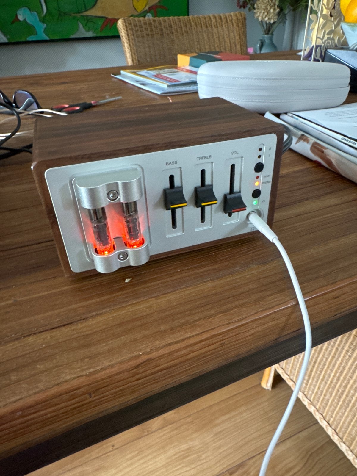 Douk Audio T12 Phono Voorversterker met Buizen, Audio, Tv en Foto, Overige merken, Ophalen of Verzenden, Zo goed als nieuw, Minder dan 60 watt