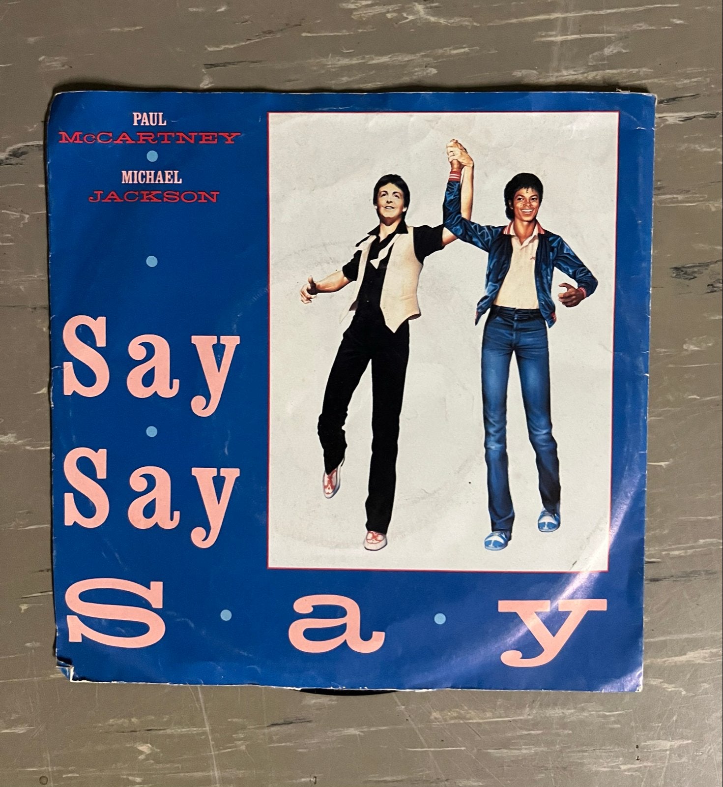 Paul McCartney & Michael Jackson - Say Say Say 7 inch, Cd's en Dvd's, Vinyl Singles, Gebruikt, 7 inch, Ophalen of Verzenden, Pop