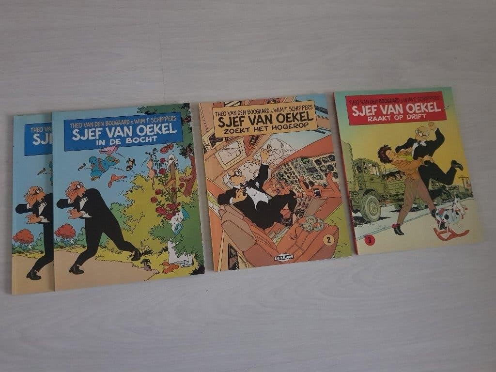 Sjef van Oekel, Boeken, Meerdere stripboeken, Ophalen of Verzenden, Gelezen, Vanden Boogaard Schippers