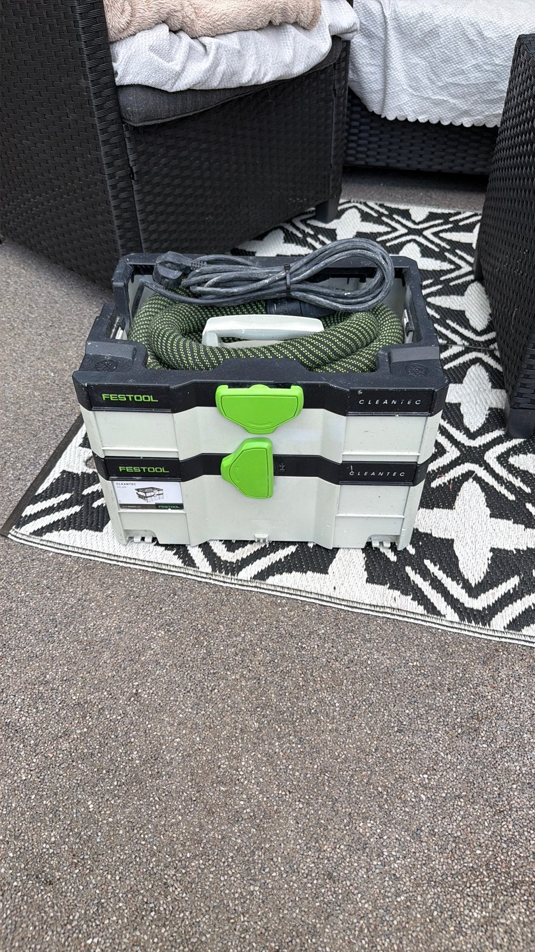 Festool CTL SYS Mobiele stofafzuiger, Stofzak, Ophalen of Verzenden, Zo goed als nieuw, Industriële stofzuiger