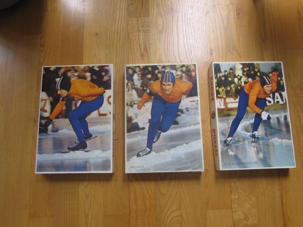 Puzzels schaatsen, Ophalen of Verzenden