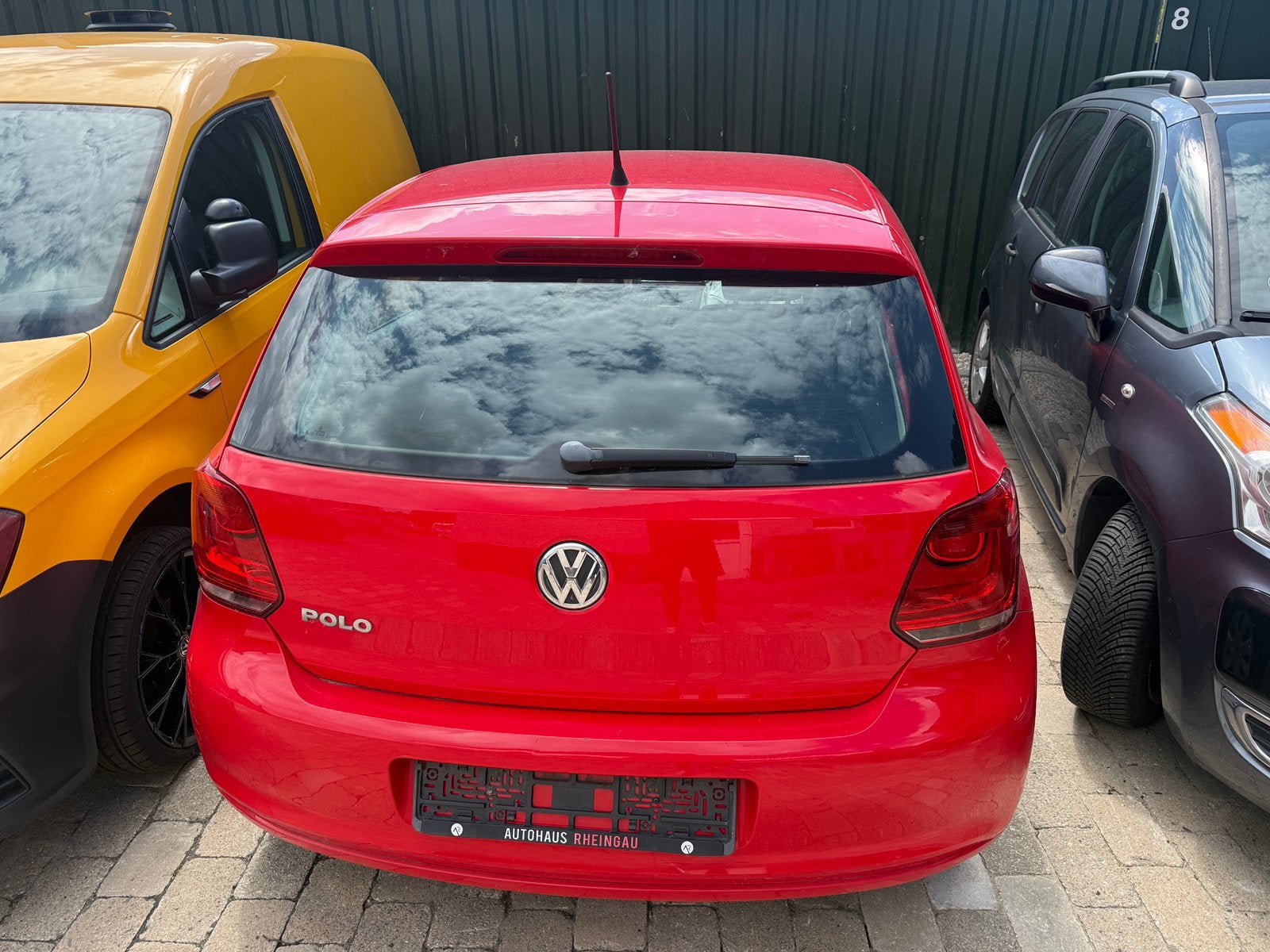 Achter klep+ achter bumper  vw polo 6r rood kleurcode LP3G, Auto-onderdelen, Ophalen of Verzenden, Achter, Deur