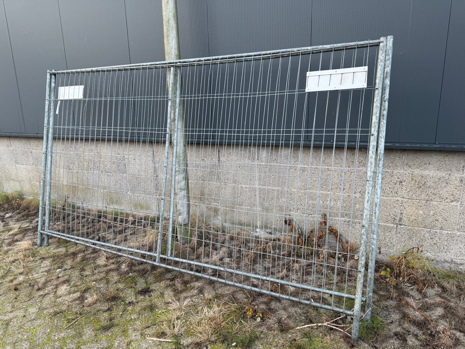 2 bouwhekken, Ophalen, Gebruikt