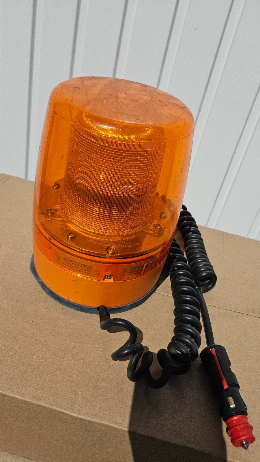 Zwaailamp 12V met magneten, Ophalen of Verzenden, Gebruikt