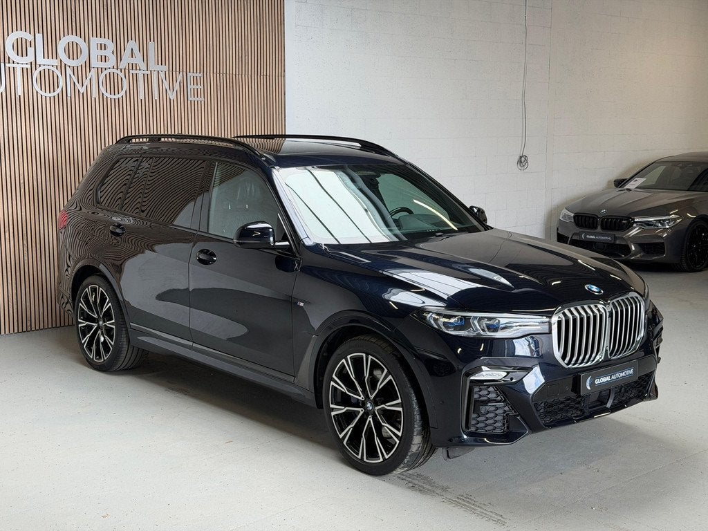 BMW X7 XDrive40i High Executive - M SPORT - SKYLOUNGE - LASE, Auto's, BMW, Automaat, Gebruikt, Zwart, 7 stoelen
