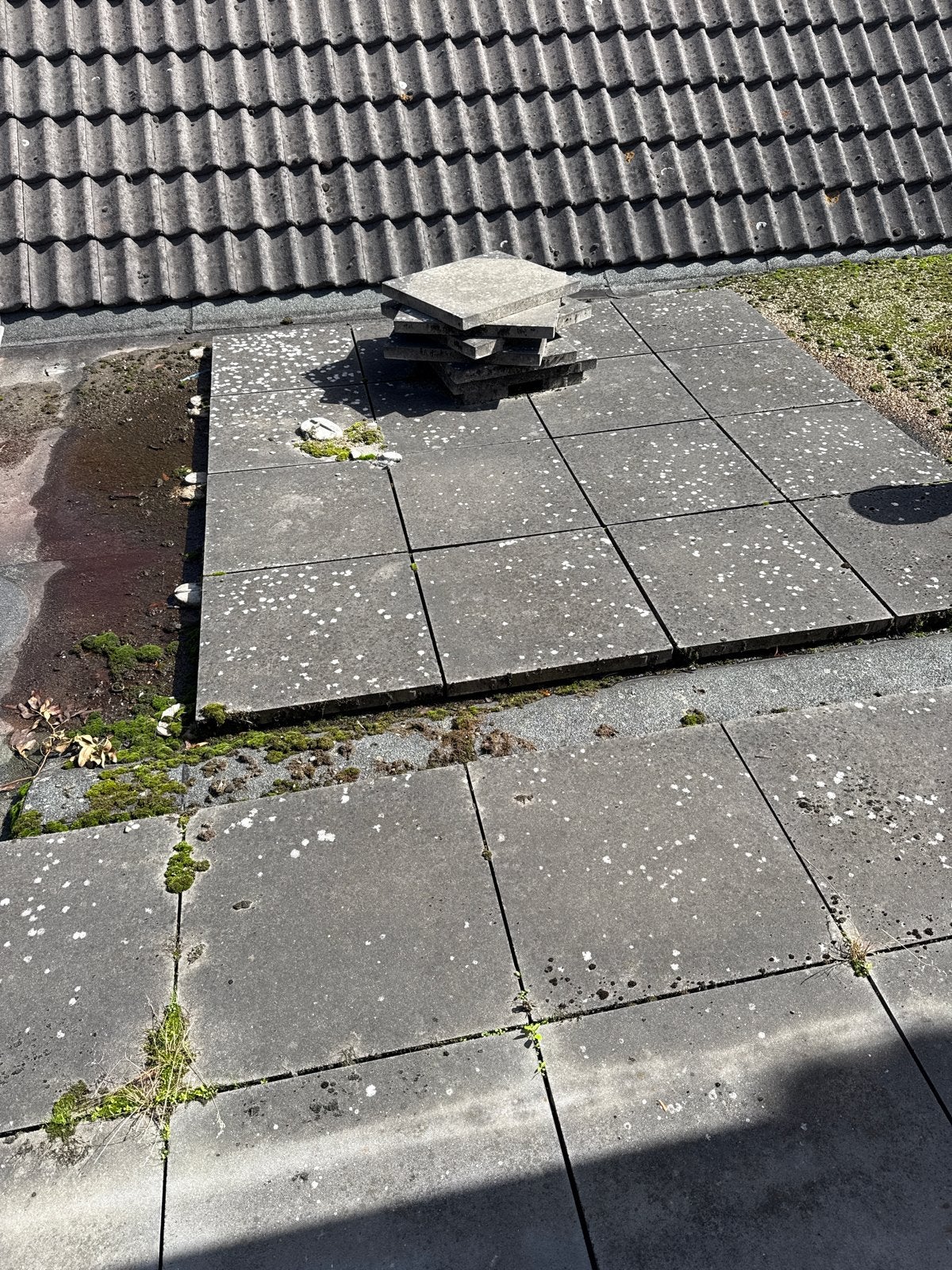 Gebruikte betonnen terrastegels, Ophalen, Gebruikt, 10 m² of meer, Beton