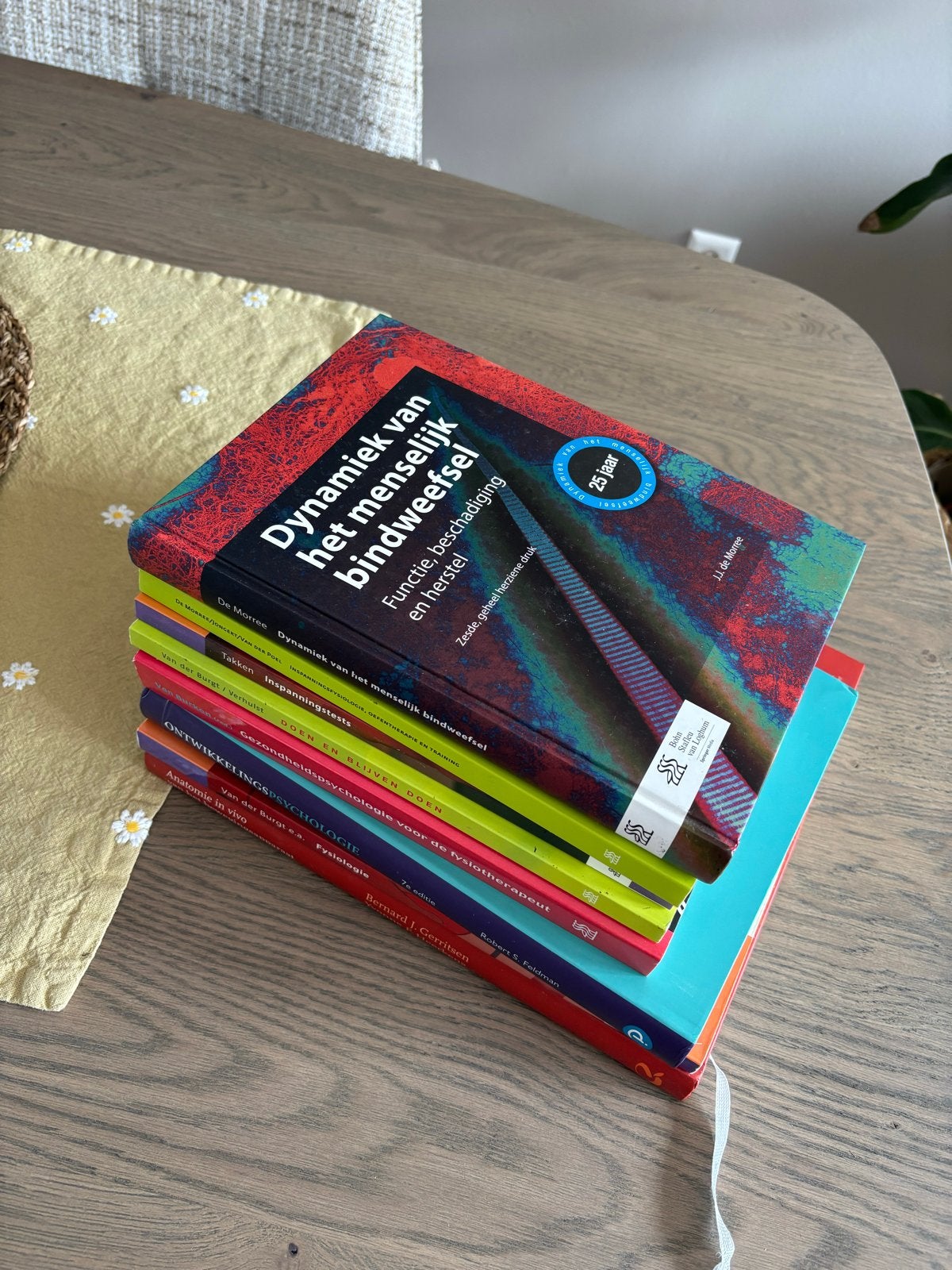 Fysiotherapie studieboeken leerjaar 1- Set van 8, Boeken, Studieboeken en Cursussen, Ophalen, Beta, Zo goed als nieuw, HBO