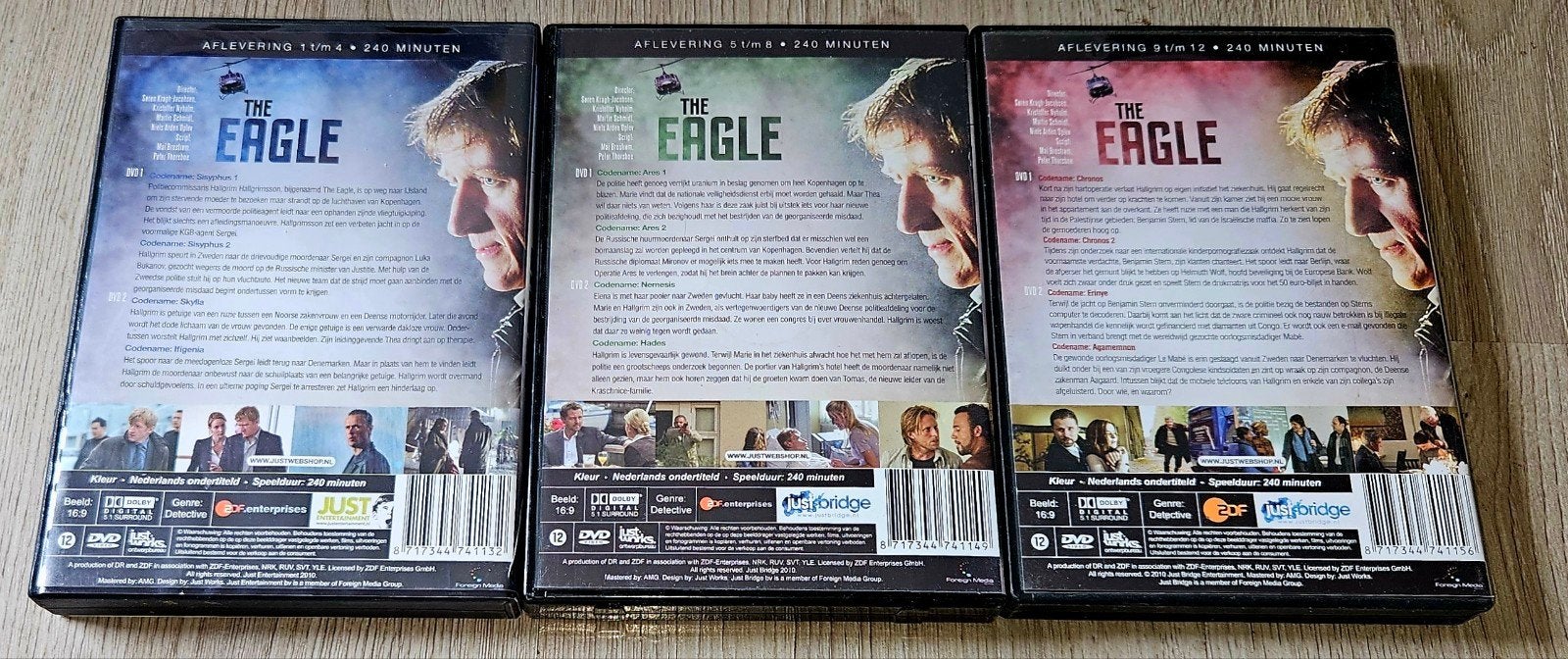 The Eagle - Complete Serie DVD Box (3 DVD boxen), Cd's en Dvd's, Dvd's | Tv en Series, Vanaf 16 jaar, Misdaad, Nederlands, Ophalen of Verzenden