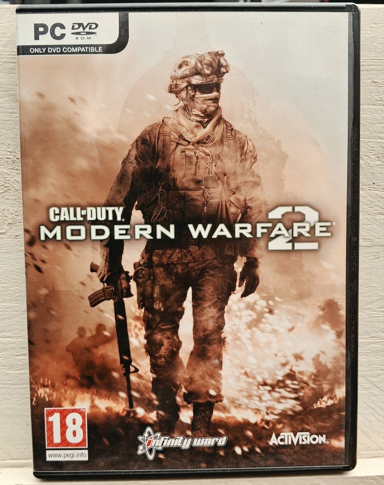 Call of Duty: Modern Warfare 2 (2009) - PC DVD-ROM, Spelcomputers en Games, Online, Gebruikt, Vanaf 18 jaar, Shooter