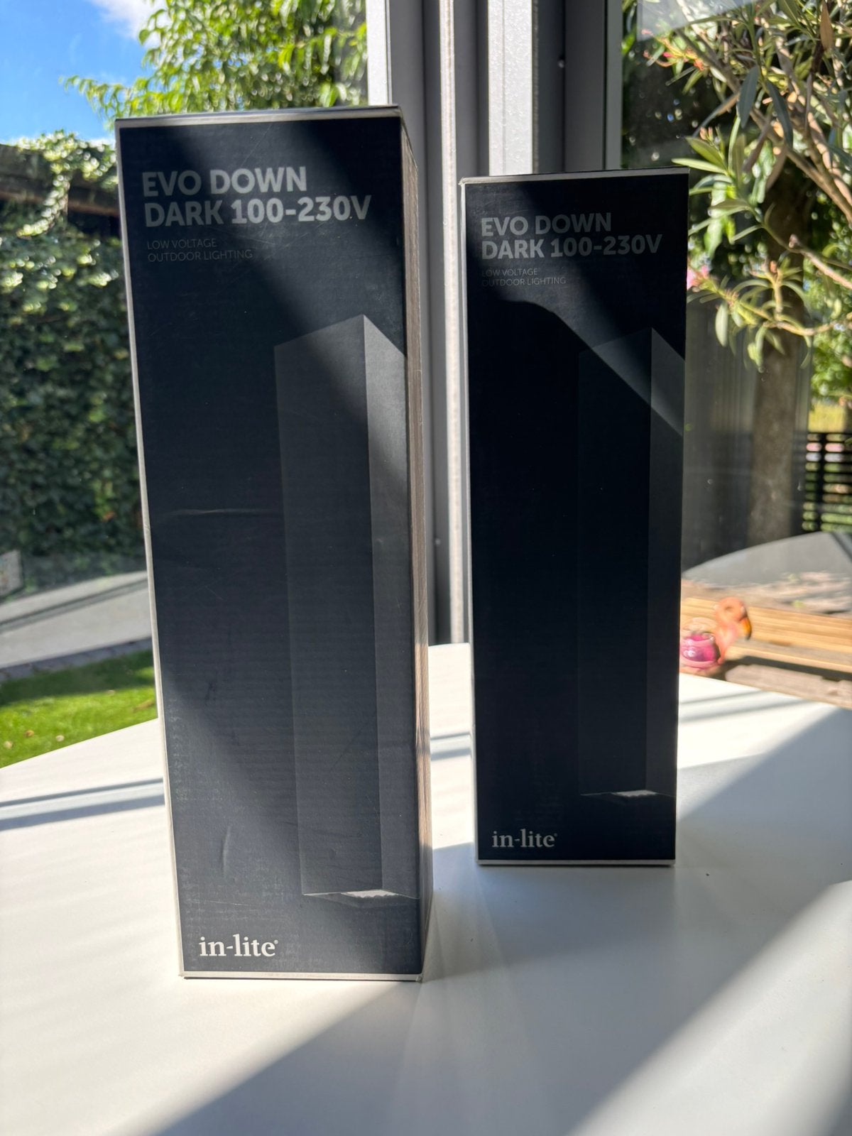 In-Lite Evo Dark Down 100-230V nieuw  €75 korting, Minder dan 50 watt, Wandlamp, Ophalen of Verzenden, Netvoeding