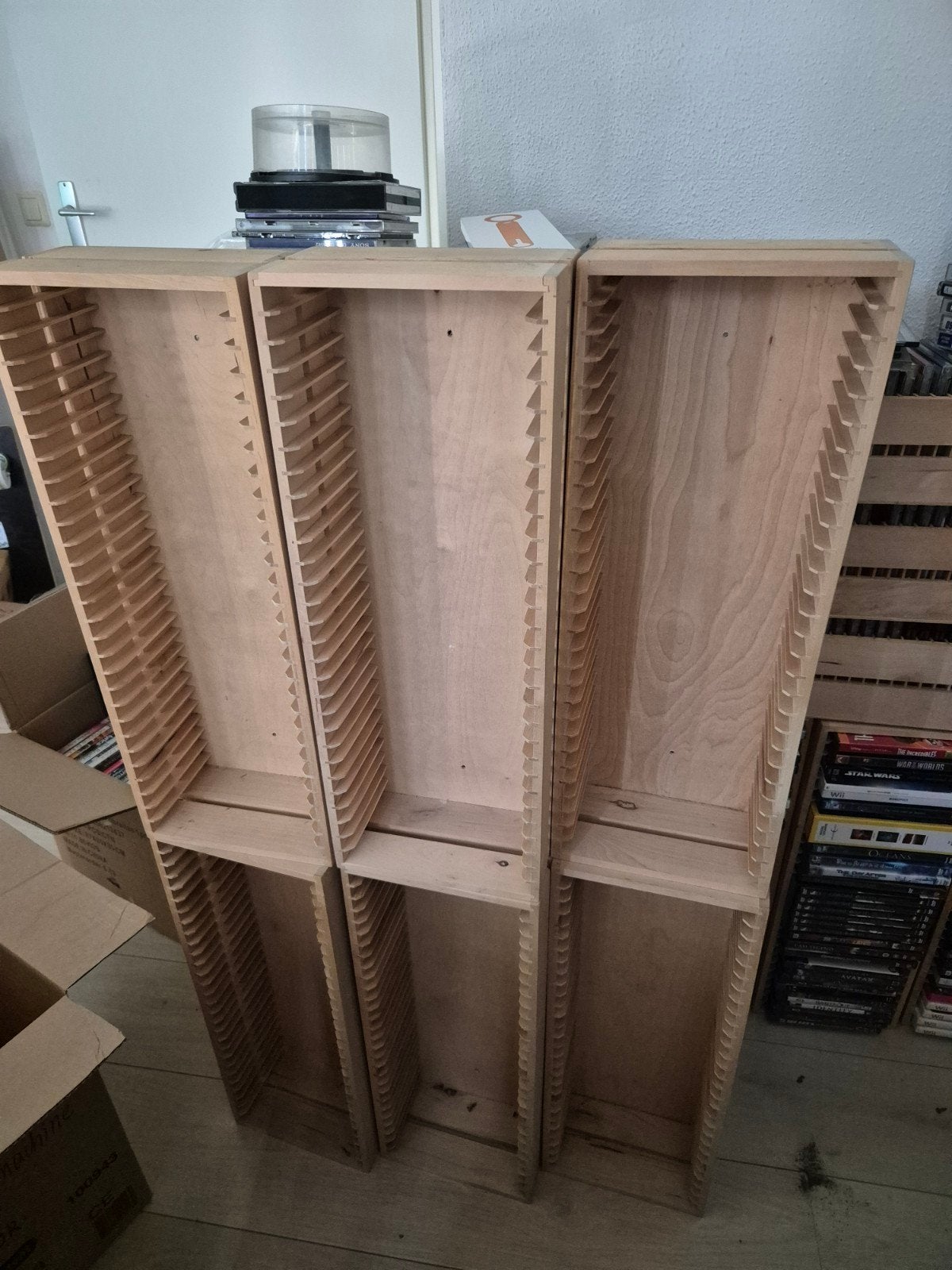 Ikea Boalt DVD rekken - 6 stuks, Huis en Inrichting, Woonaccessoires | Cd- en Dvd-rekken, Ophalen, Zo goed als nieuw, 25 tot 75 discs