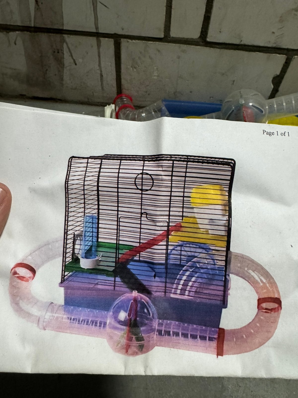 Hamster kooi, Minder dan 60 cm, Kooi, Minder dan 75 cm, Ophalen of Verzenden
