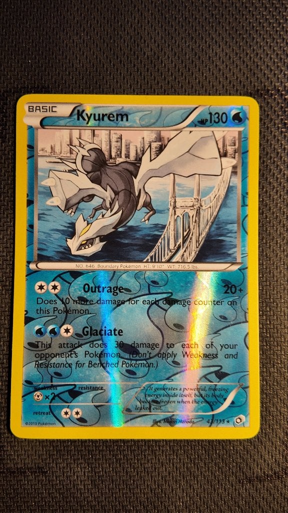 Kyurem 43 Legendary Treasures | Pokemon kaart, Ophalen, Zo goed als nieuw, Losse kaart, Foil