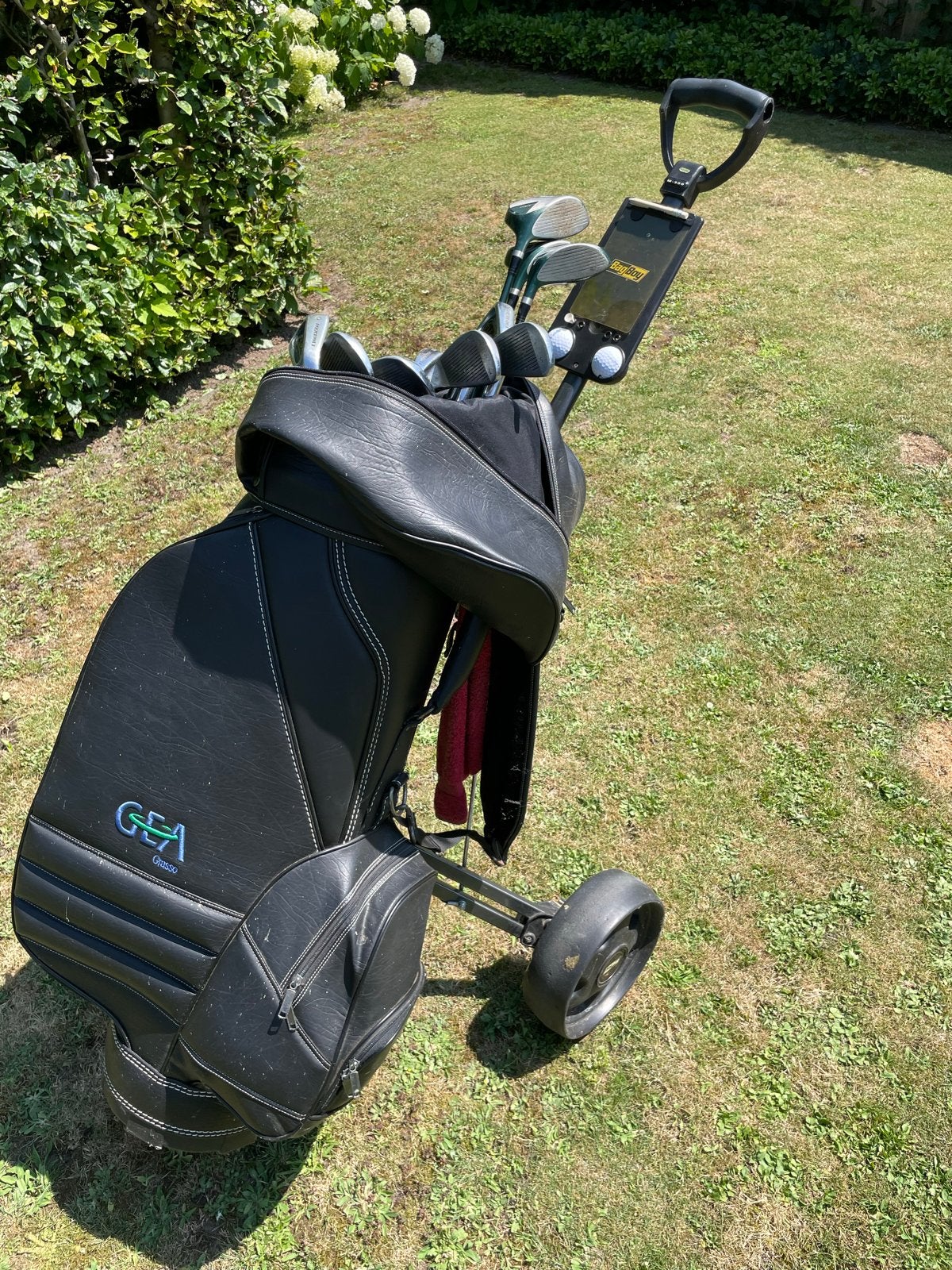 Complete golfset met tas en trolley - Gebruikt, Ophalen, Gebruikt, Set, Overige merken