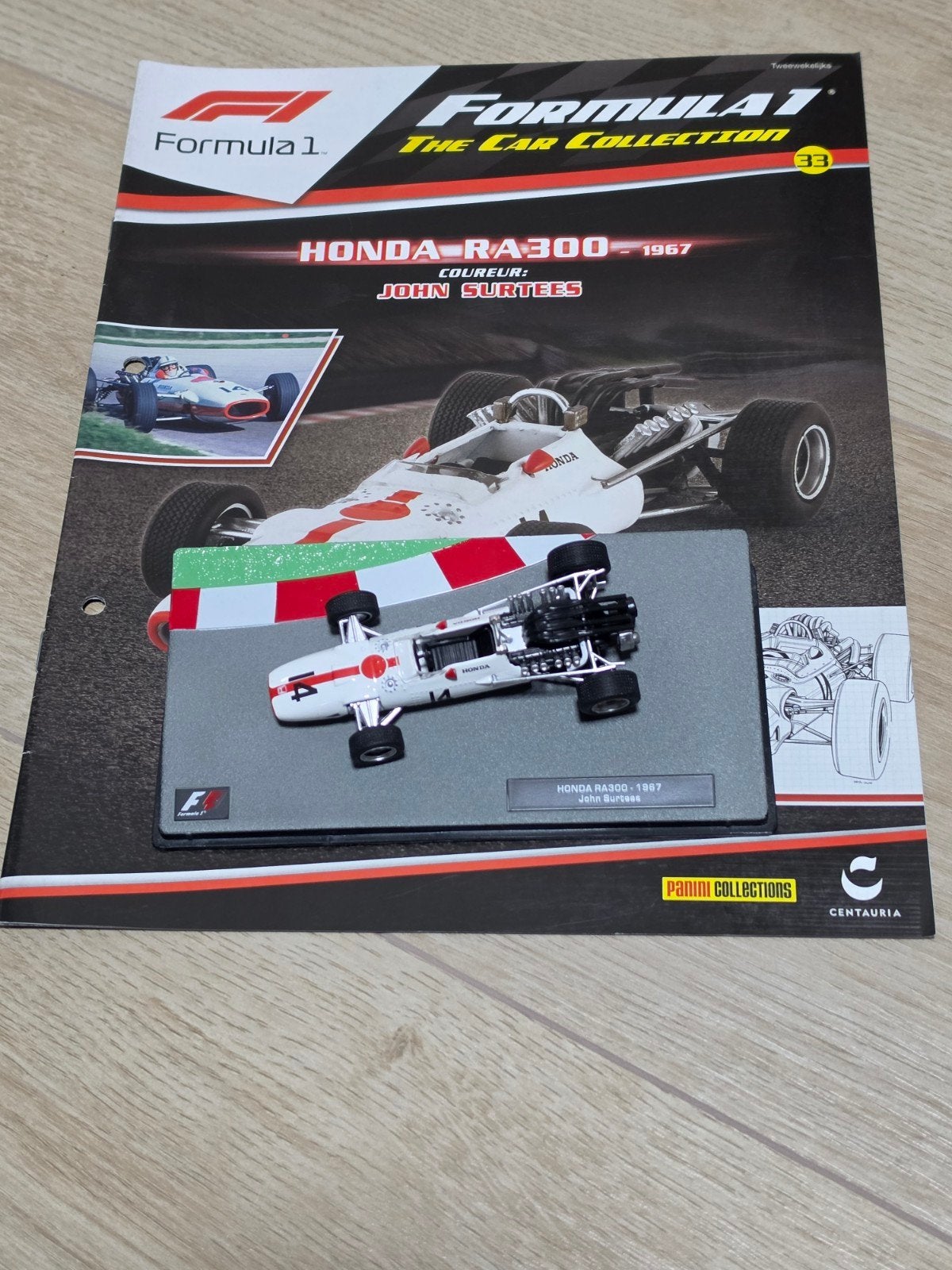 Honda RA300-1967 F1 modelauto - Panini Collections, Ophalen of Verzenden, Zo goed als nieuw