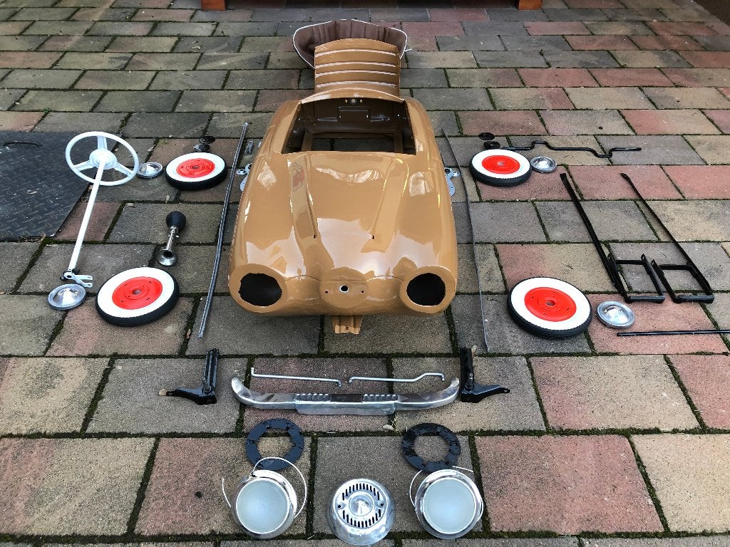 Reserveonderdelen voor Moskvich trapauto (serie 1), Antiek en Kunst, Verzenden