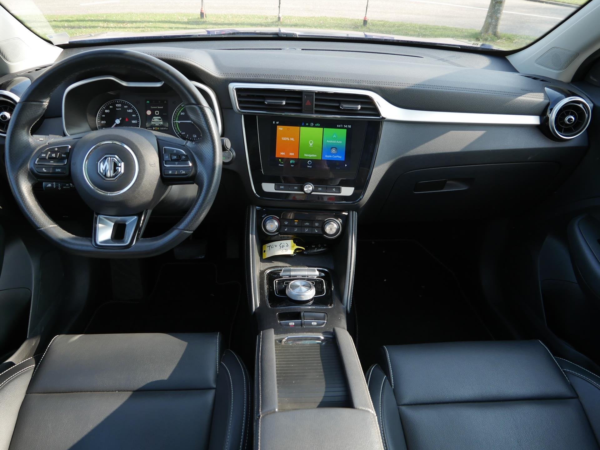MG Zs Ev Electric 143pk Luxury | Panoramadak | Leder | Carpl, Auto's, MG, Gebruikt, Zwart, 1507 kg, 92 pk