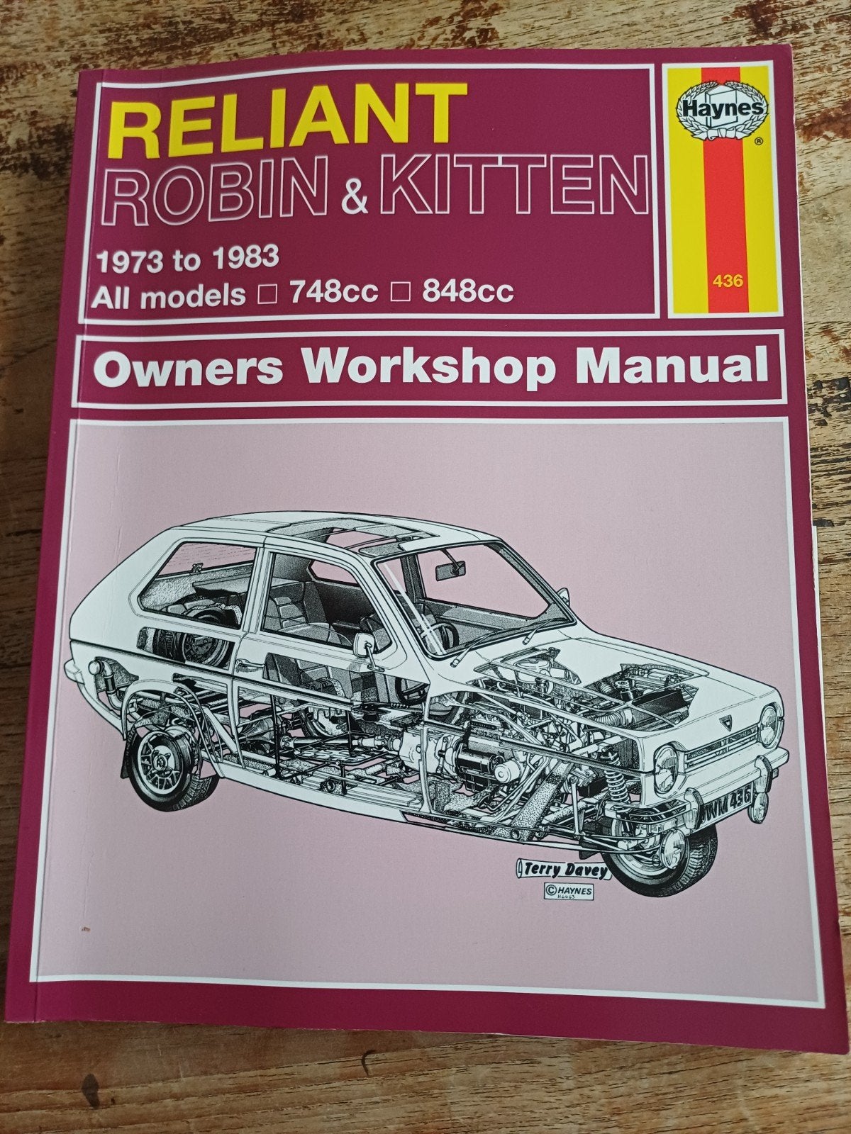 Reliant Robin & Kitten Owners Workshop Manual (1973-1983), Ophalen of Verzenden