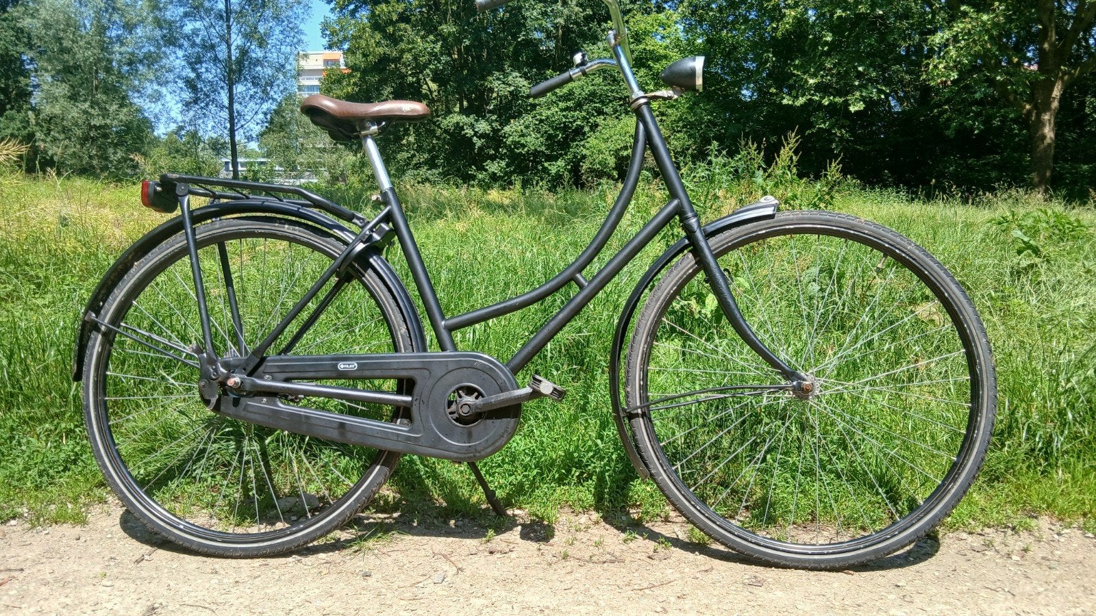 Oma fiets, Ophalen