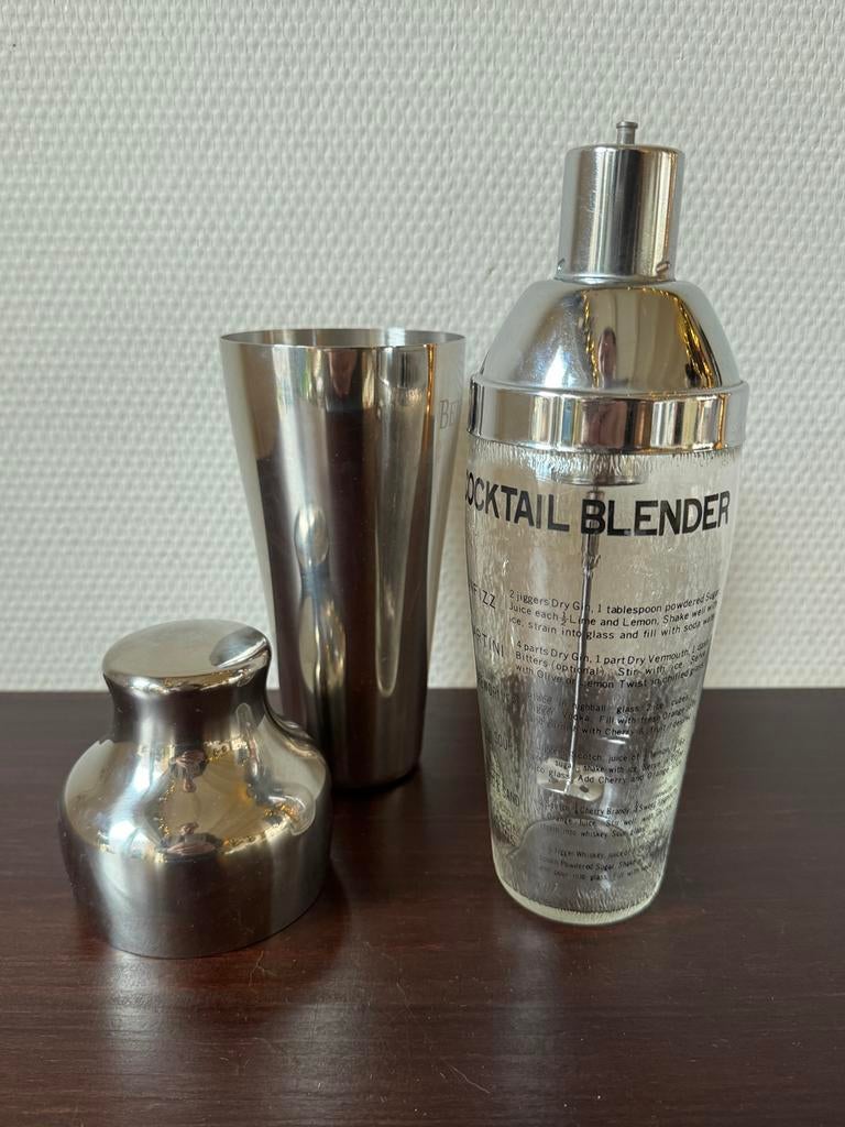 Vintage Elektrische Cocktailshaker Belvedere Vodka, Blender, Overige typen, Ophalen of Verzenden, Gebruikt
