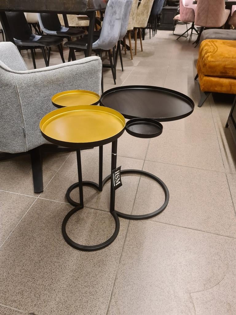 Nieuwe HSM collection bijzettafel Pippa 61x53x50cm €85, Huis en Inrichting, Woonaccessoires | Overige, Nieuw, Metaal, Meerkleurig