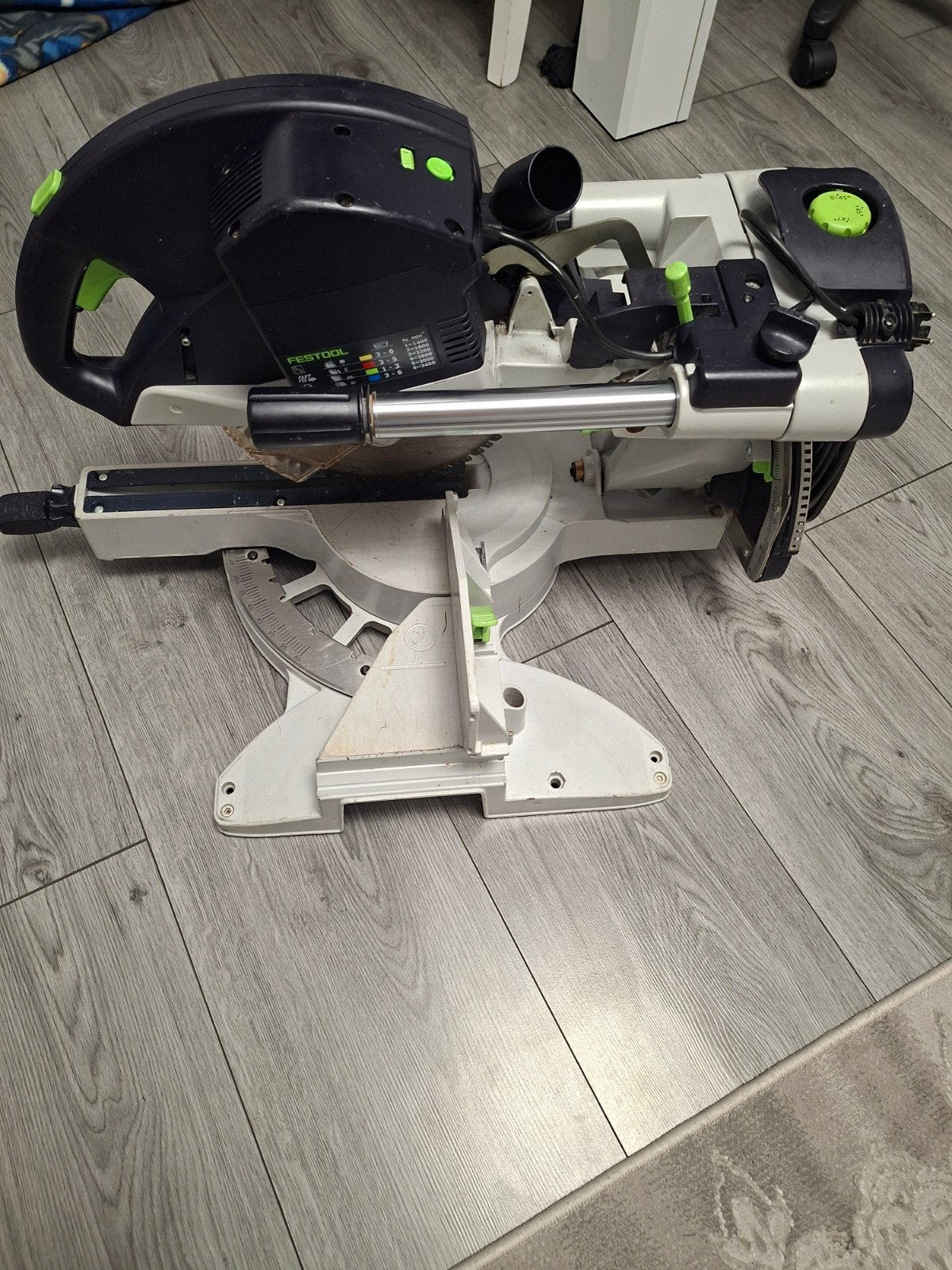 Festool Kapex KS 120 EB Afkortzaag, Ophalen, Gebruikt, 70 mm of meer, Afkortzaag