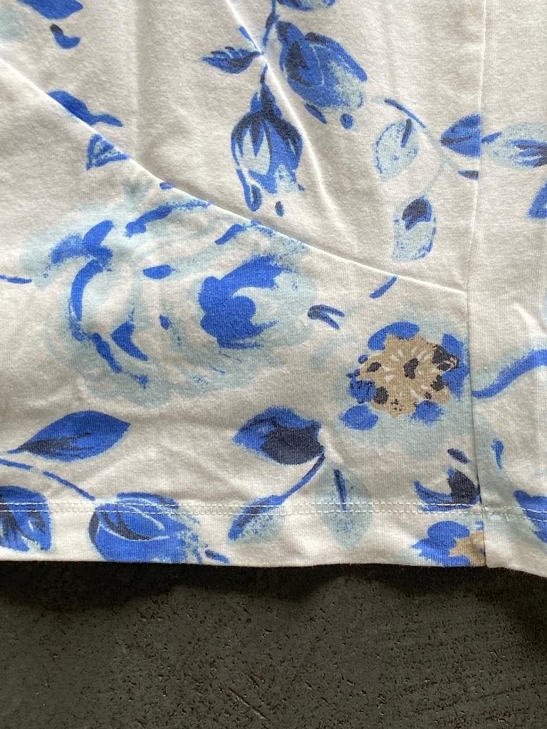 i193/5 Nieuw: Mt 40=M/L Susskind rok wit/blauw/beige rokje, Kleding | Dames, Maat 38/40 (M), Blauw, Nieuw, Ophalen of Verzenden