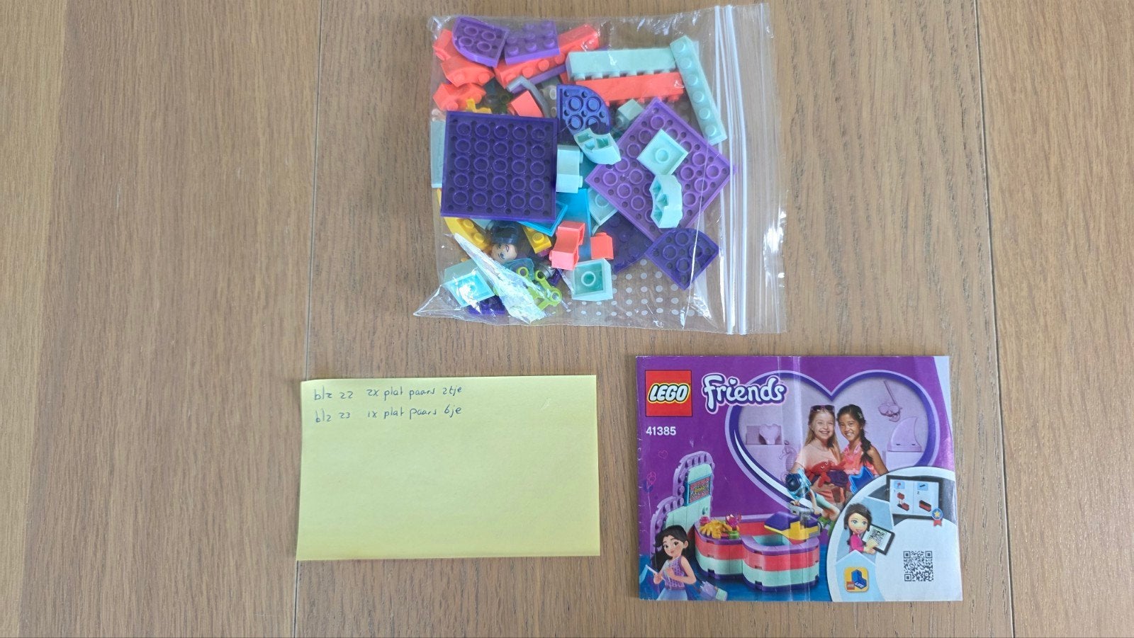 41385 Lego Friends Emma’s hartvormige zomerdoos onder water, Ophalen, Gebruikt, Lego