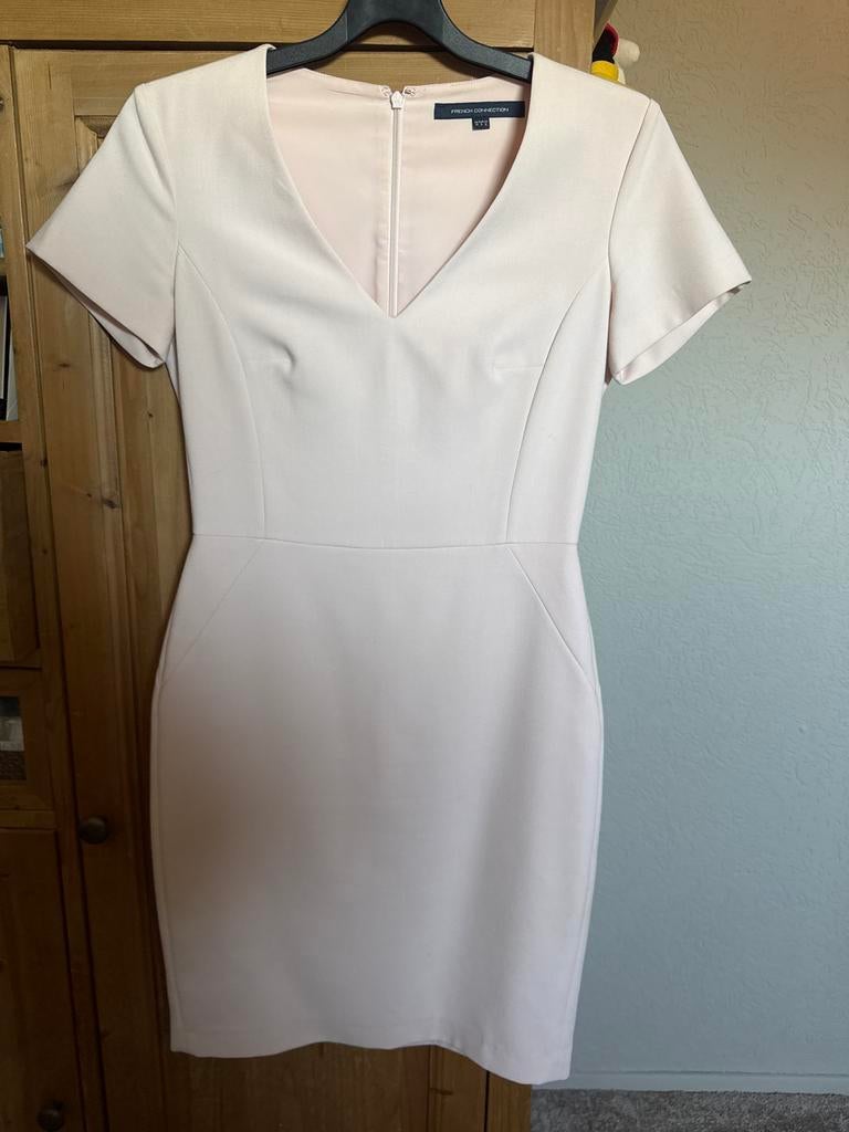 French Connection Roze Jurk Maat 36 (S), Kleding | Dames, Ophalen of Verzenden, Zo goed als nieuw, Knielengte, Roze