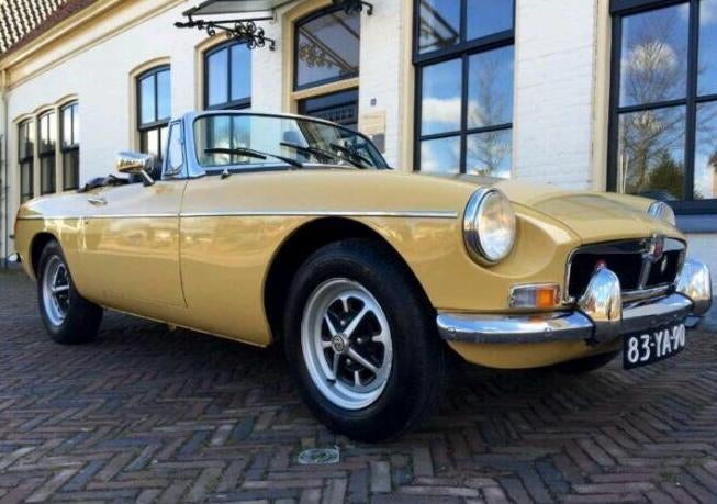 MG B 1.8 1974, Auto's, MG, Achterwielaandrijving, Cabriolet, Leder, Handgeschakeld