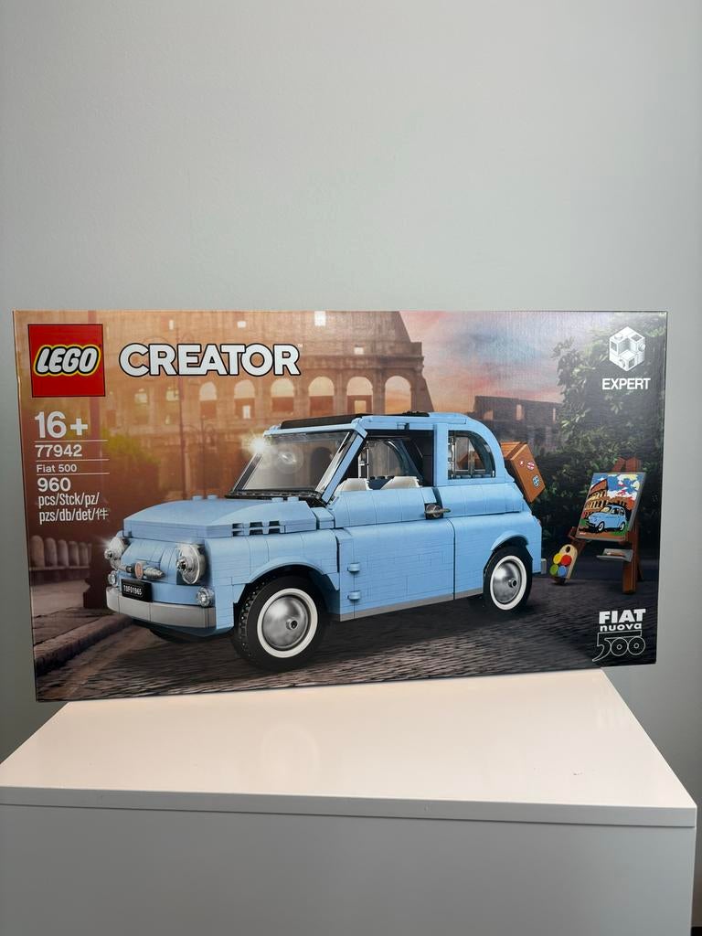 Nieuwe LEGO exclusive Light Blauwe Fiat 500 (77942), Ophalen of Verzenden, Nieuw, Lego