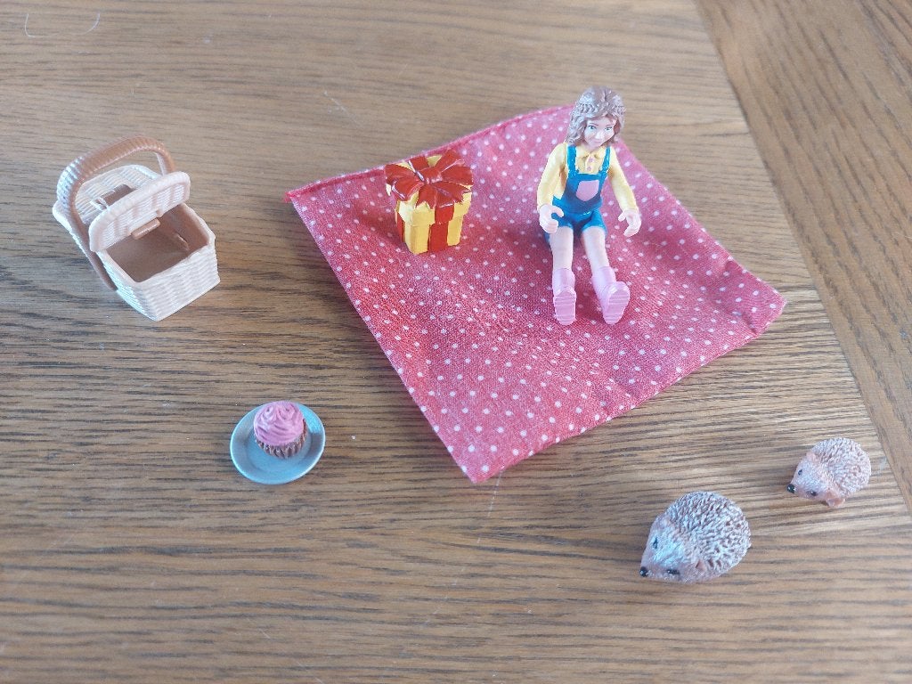 schleich 3-8 jaar - verjaardagspicknick 1, Ophalen of Verzenden, Zo goed als nieuw