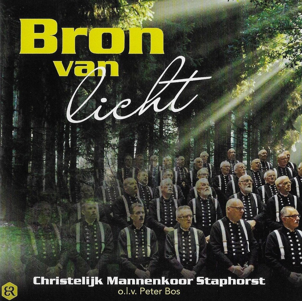 CHR.MANK. STAPHORST - BRON VAN LICHT., Cd's en Dvd's, Cd's | Religie en Gospel, Verzenden, Zo goed als nieuw, Geestelijke liederen