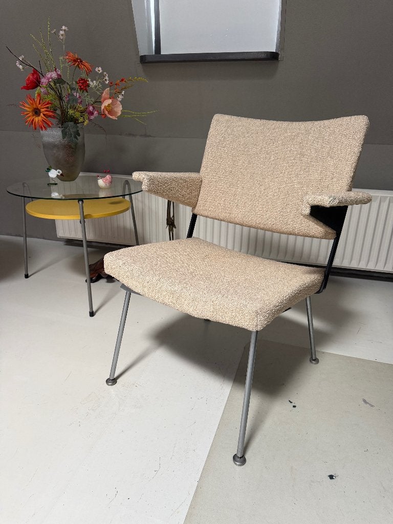 Gispen /Cordemeyer fauteuil 1265, Ophalen, Gebruikt, Vintage, 75 tot 100 cm