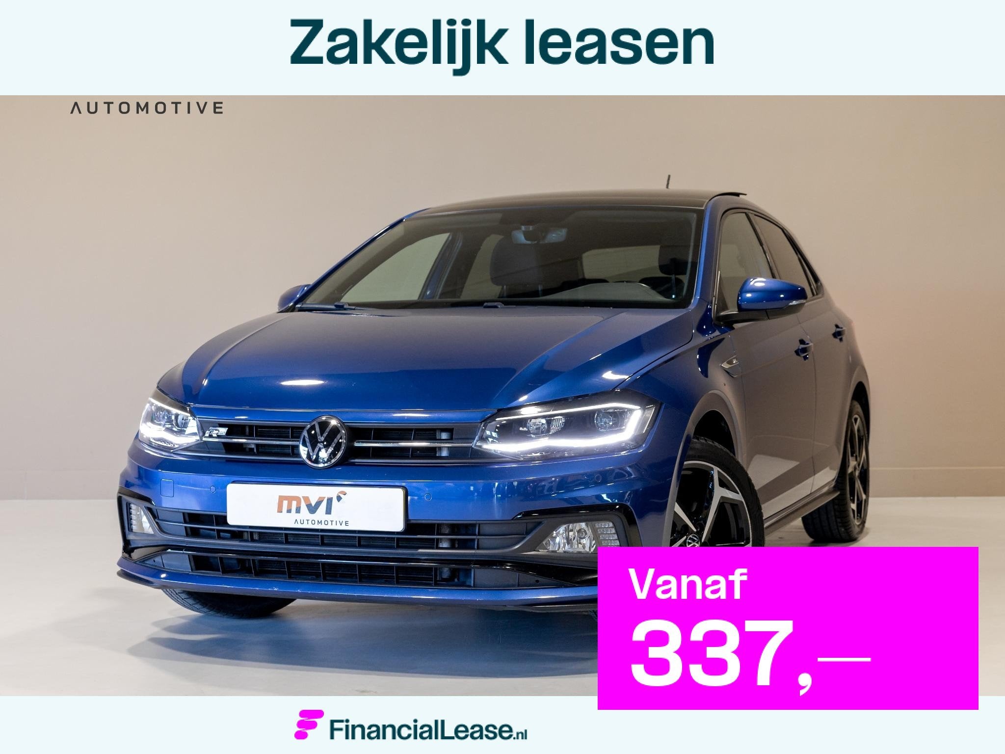 Volkswagen Polo 1.0 TSI Highline Business R 110pk / Panorama, Stof, Gebruikt, Automatische klimaatregeling, Met garantie (alle)