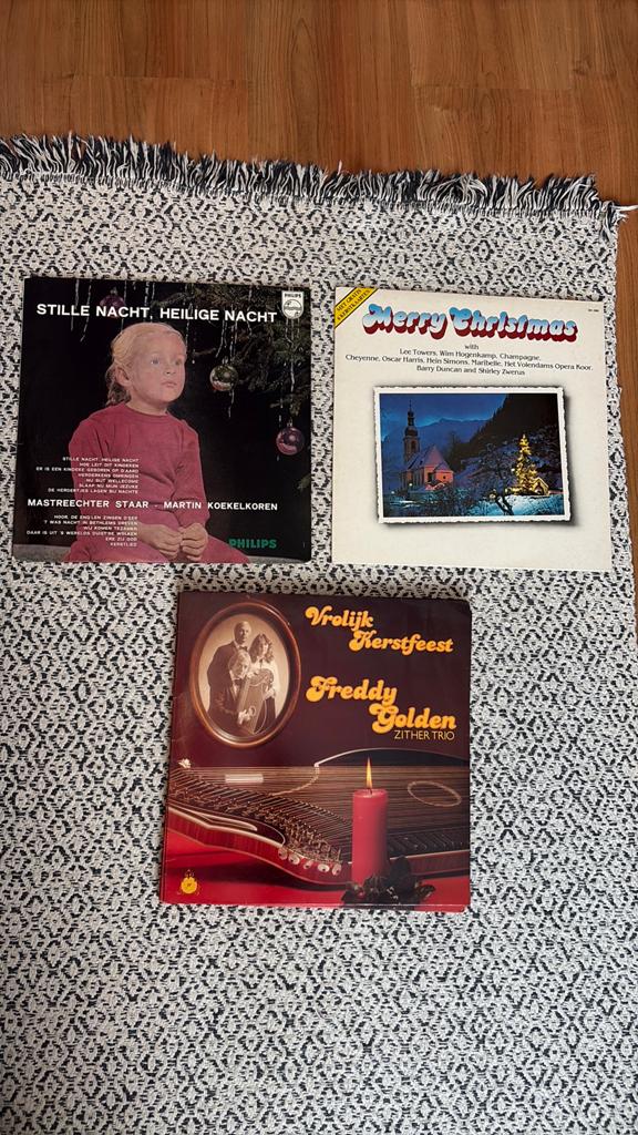 Kerstmis muziek lps, Ophalen of Verzenden, Gebruikt, Overige formaten