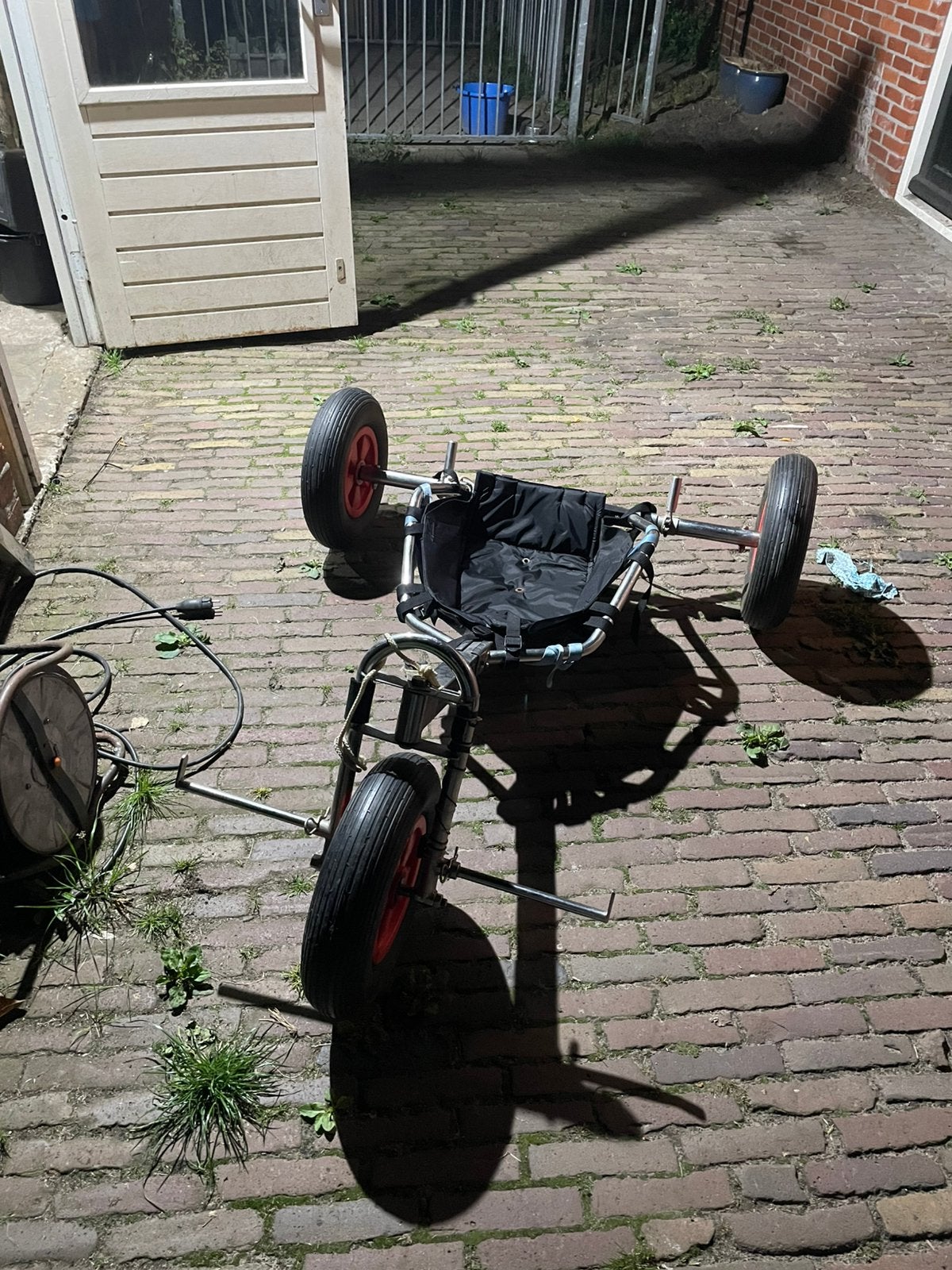 Kitebuggy, Ophalen, Gebruikt
