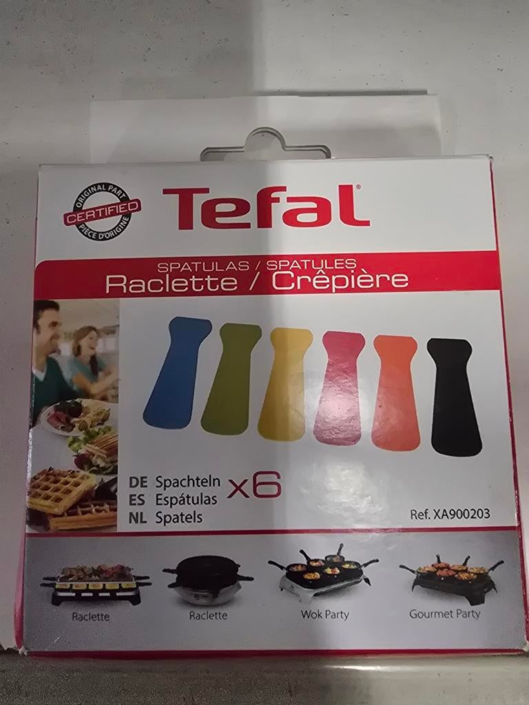 Tefal Tefal Gourmet Spatel Plastic 6x, Ophalen of Verzenden, Nieuw, 4 t/m 7 personen