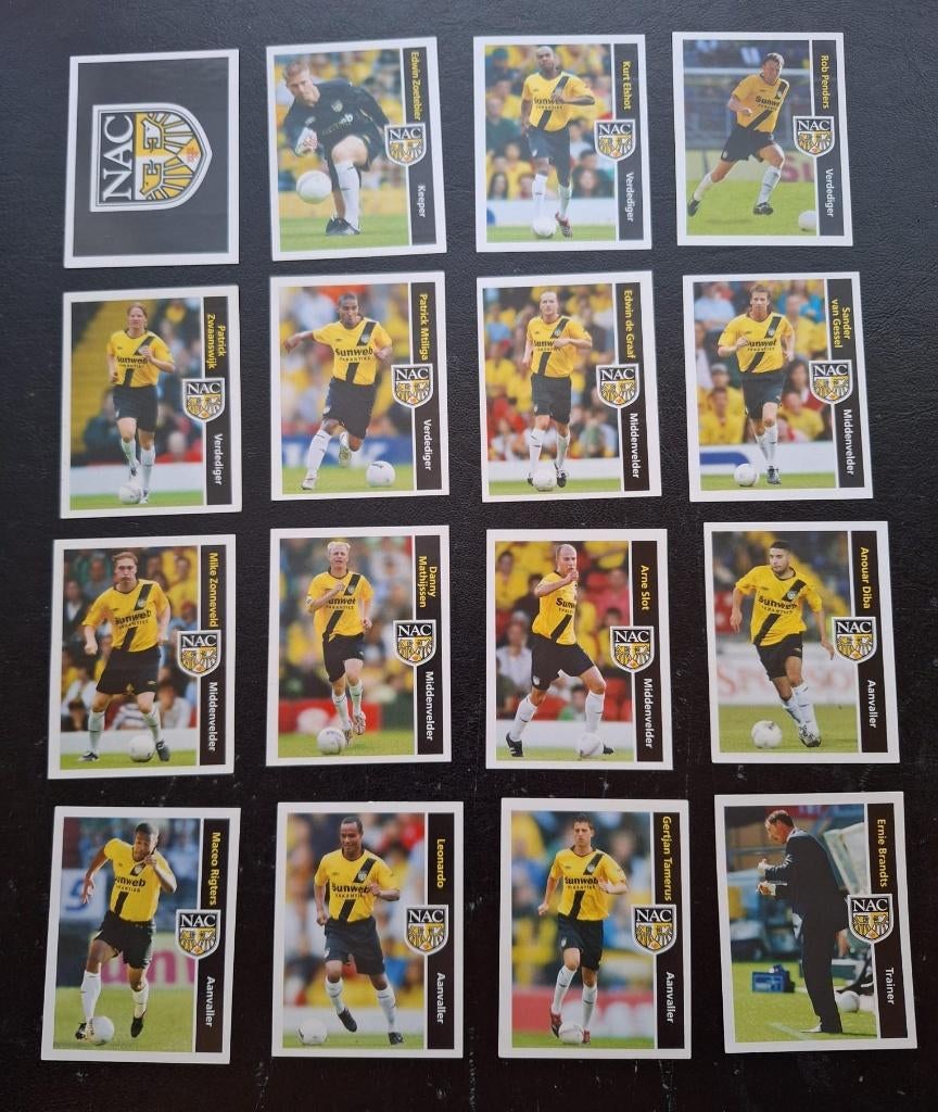Complete set stickers NAC Breda 2006-07, Ophalen of Verzenden, Nieuw, NAC Breda, Poster, Plaatje of Sticker