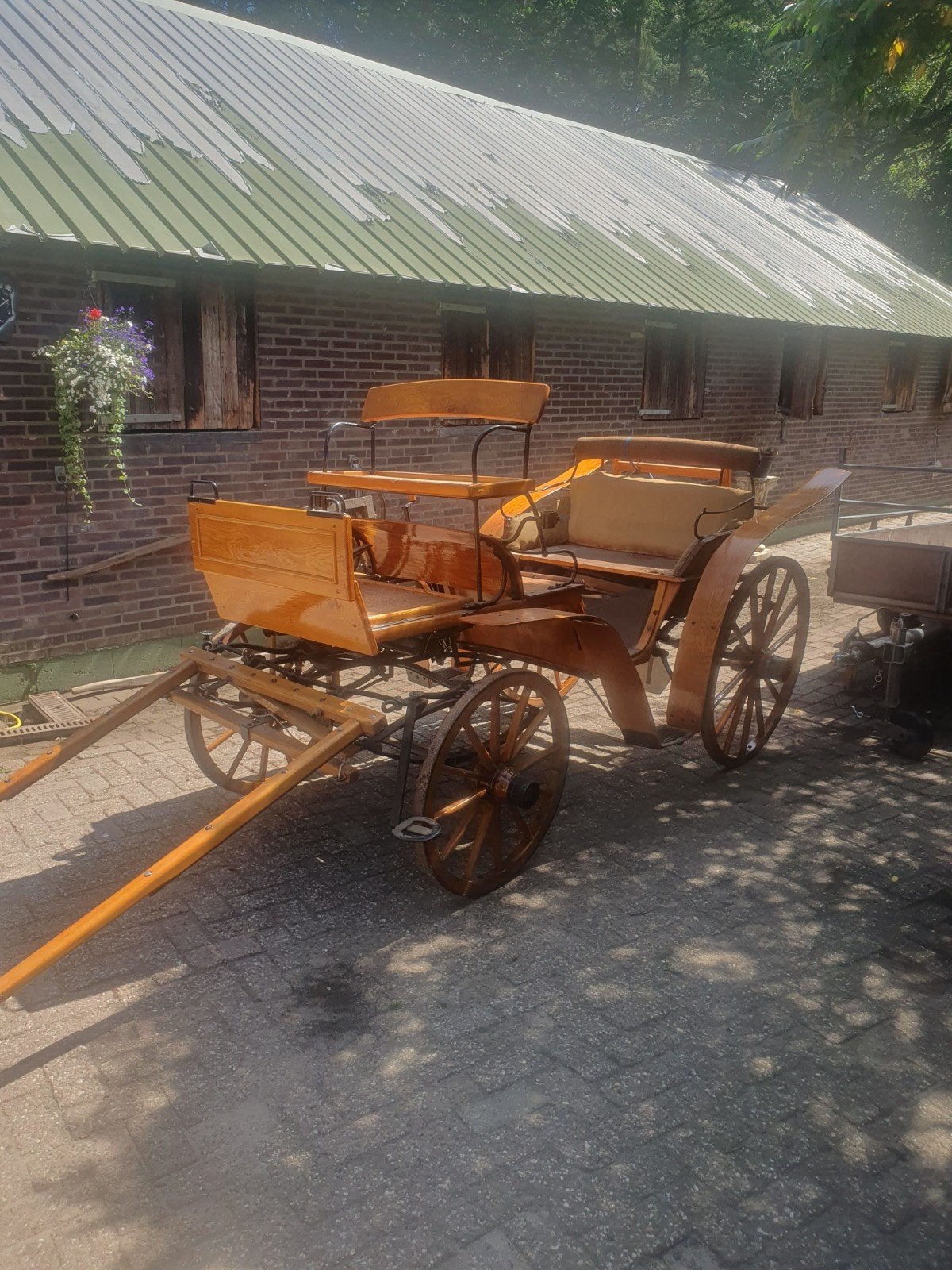 Te koop Duitse jachtwagen veldwagen antieke koets, Zo goed als nieuw, Overige typen, Paard of Pony