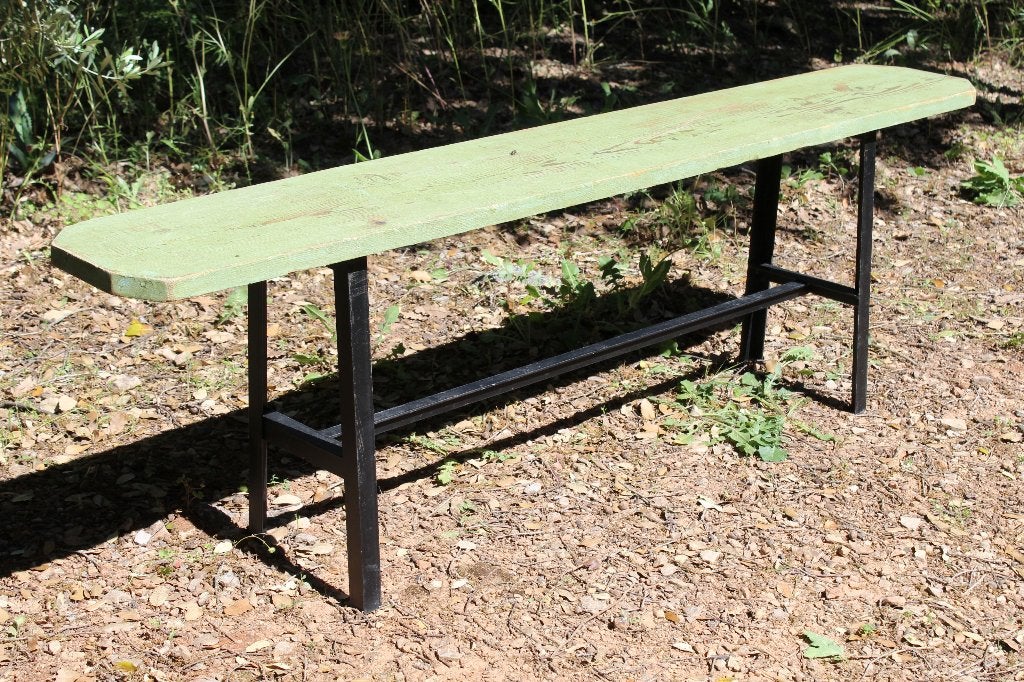 Brocante - Sierlijk & stevig bankje!, Ophalen, Gebruikt, Overige materialen
